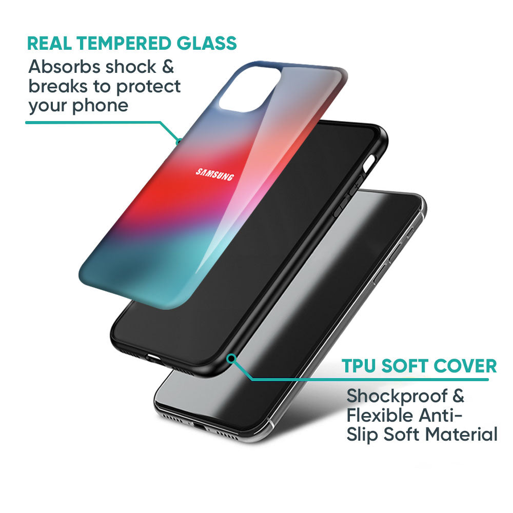 Ombre Gradient Glass Case for Samsung Galaxy M35 5G