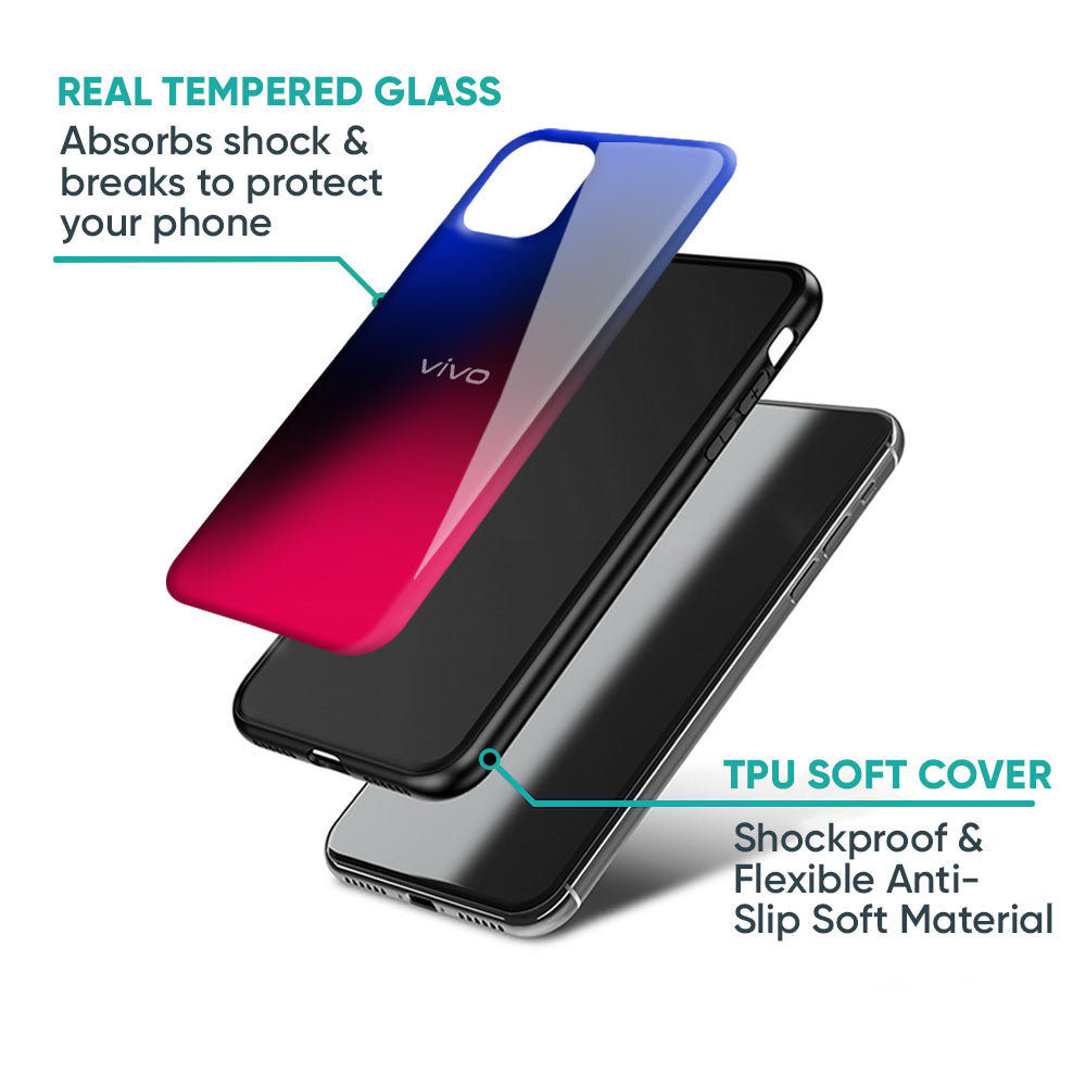 Mesmerizing Gradient Glass Case for IQOO Z9s Pro 5G