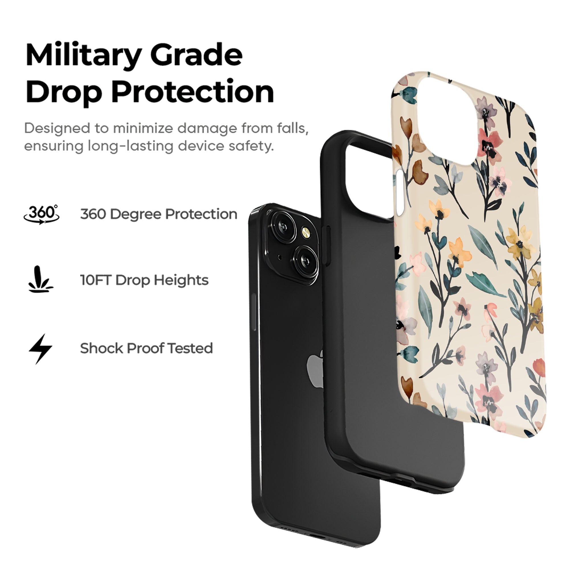 Watercolor Meadow Tough Case