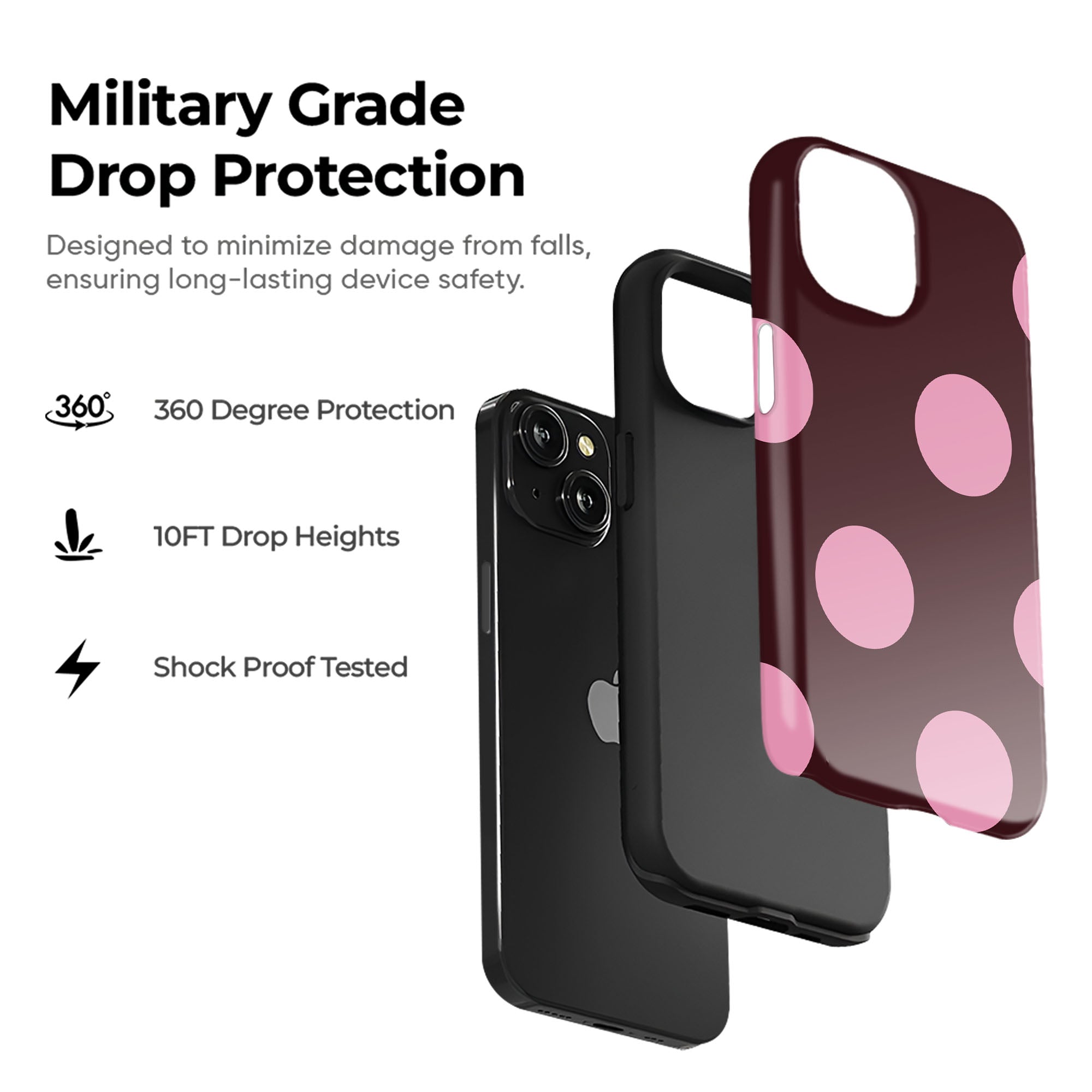 Plum Pink Dots