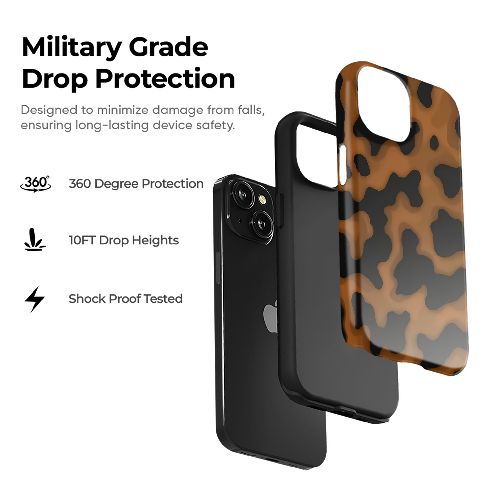 Brown Lava Tough Case
