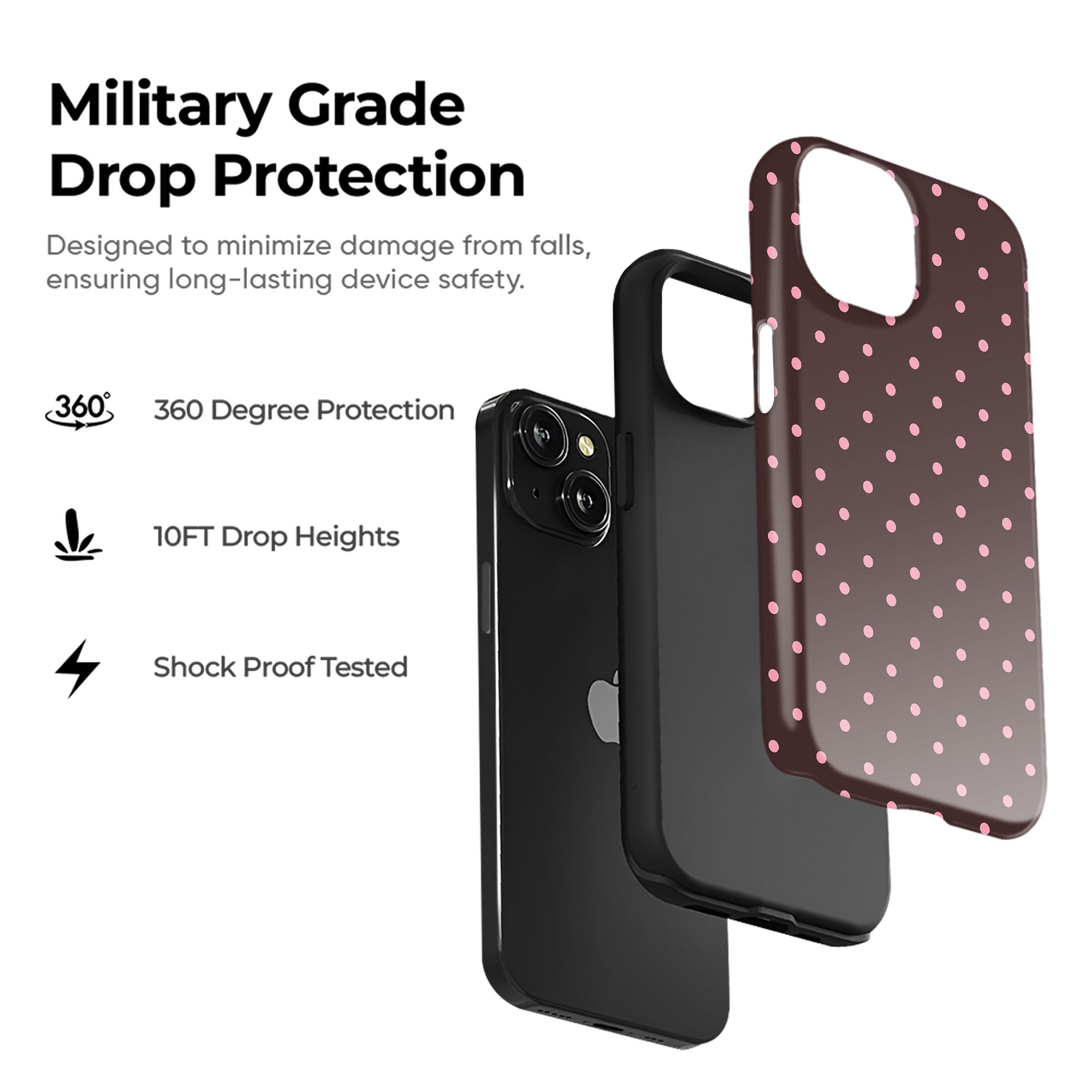 Retro Dot Scatter Tough Case
