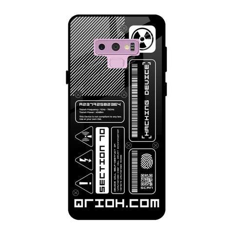 Futuristic Art Samsung Galaxy Note 9 Glass Back Cover Online