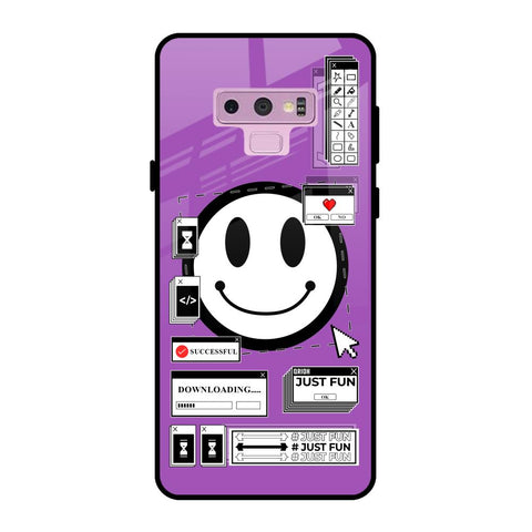 Code with Smile Samsung Galaxy Note 9 Glass Back Cover Online