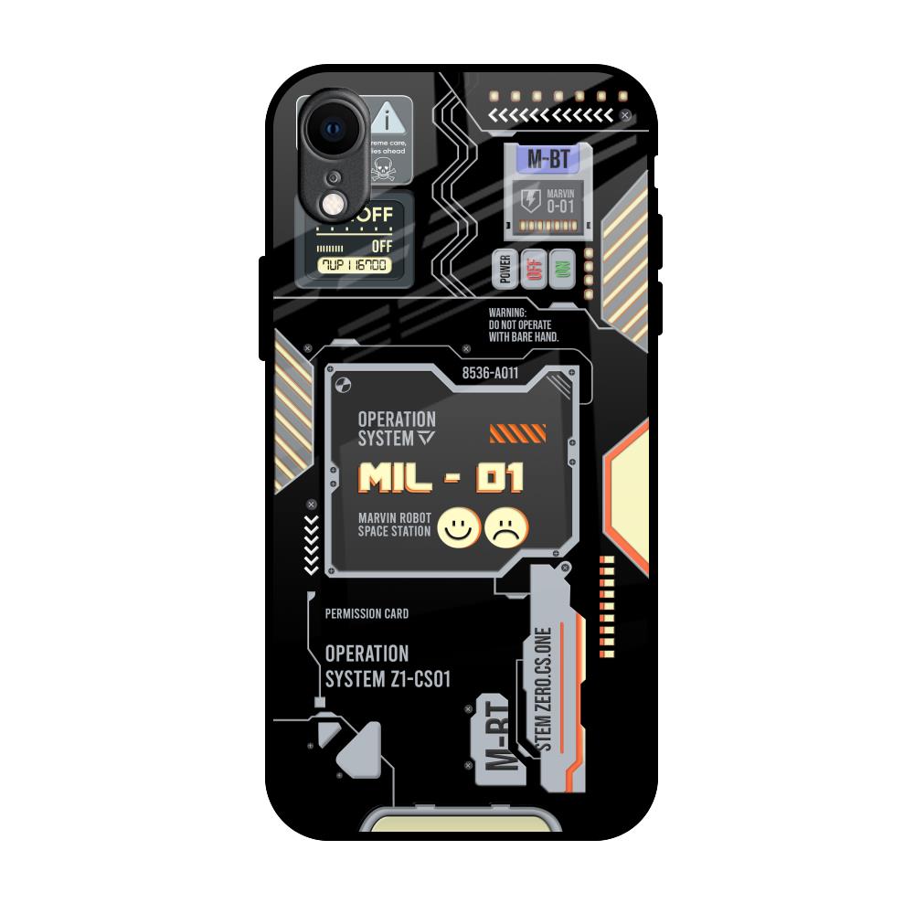 Exposed Parts iPhone XR Glass Back Cover Online