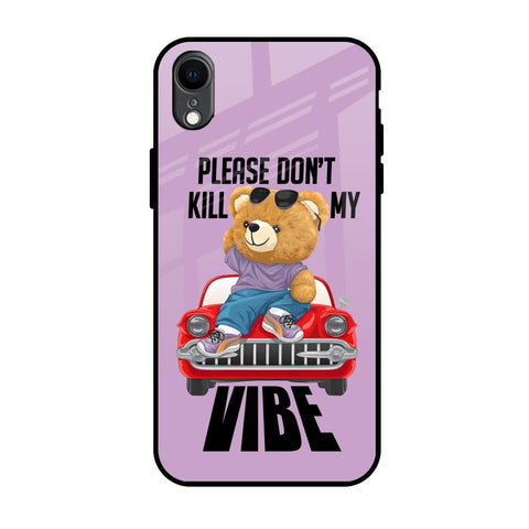 Don't Kill My Vibe iPhone XR Glass Back Cover Online