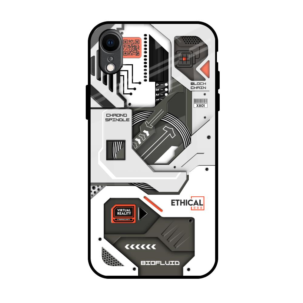 Explore Circuit iPhone XR Glass Back Cover Online