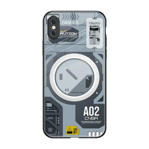 Modern Technology iPhone XS Glass Back Cover Online