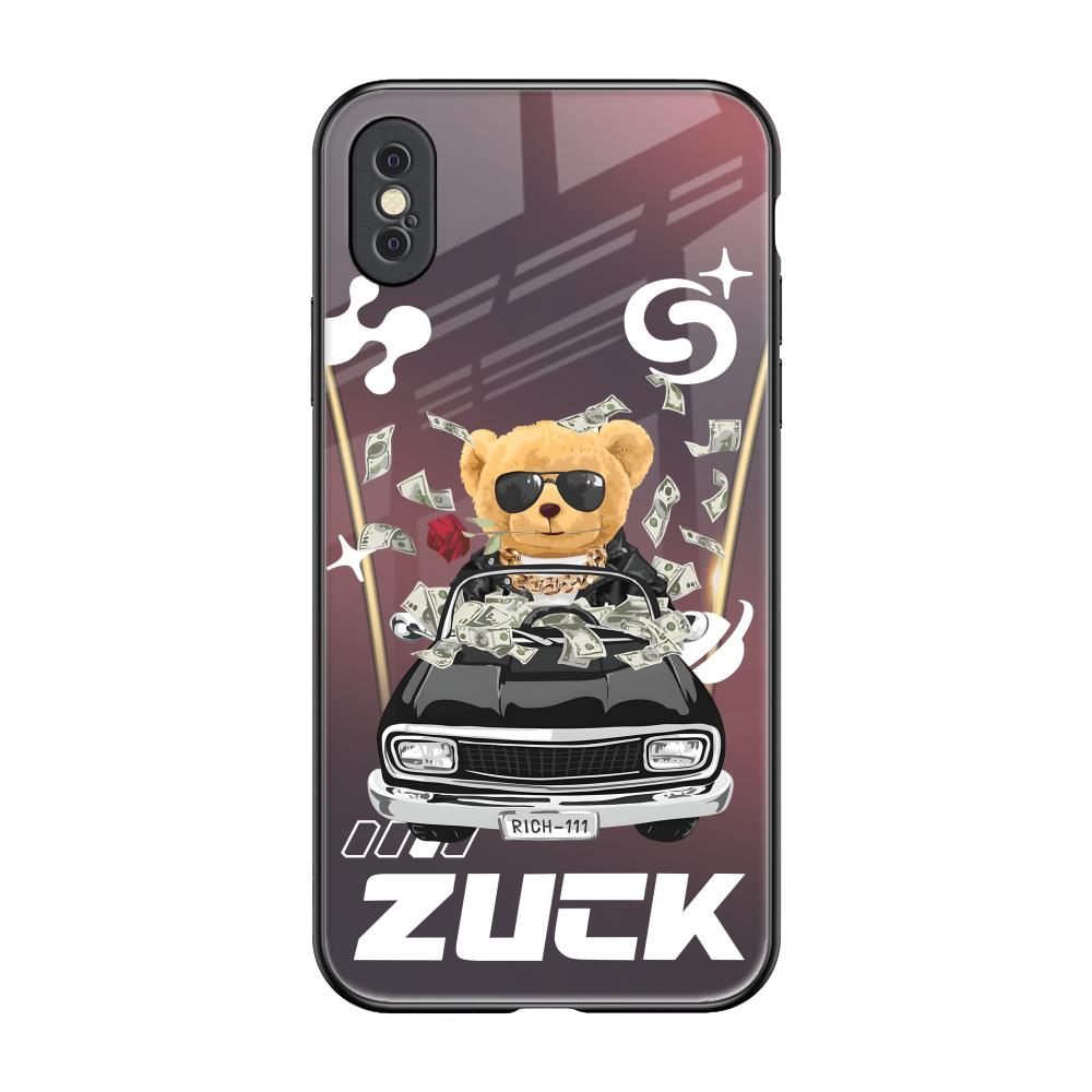 Money Madness iPhone XS Glass Back Cover Online