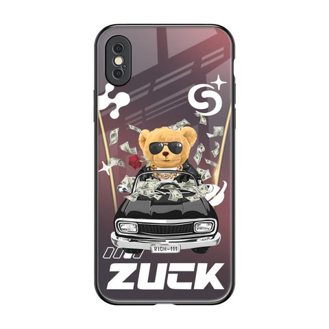 Money Madness iPhone XS Glass Back Cover Online