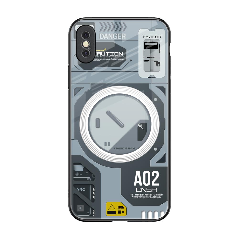 Modern Technology iPhone XS Max Glass Back Cover Online