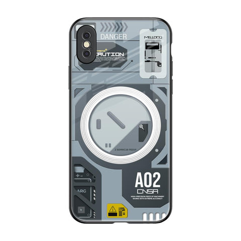 Modern Technology iPhone XS Max Glass Back Cover Online