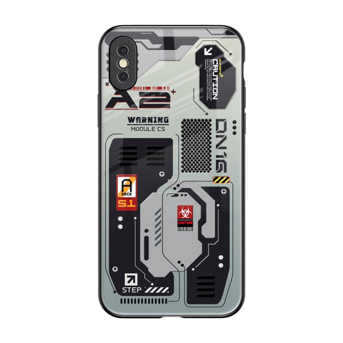 Techno Vibes iPhone XS Max Glass Back Cover Online