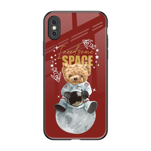 Astronaut Bear iPhone XS Max Glass Back Cover Online