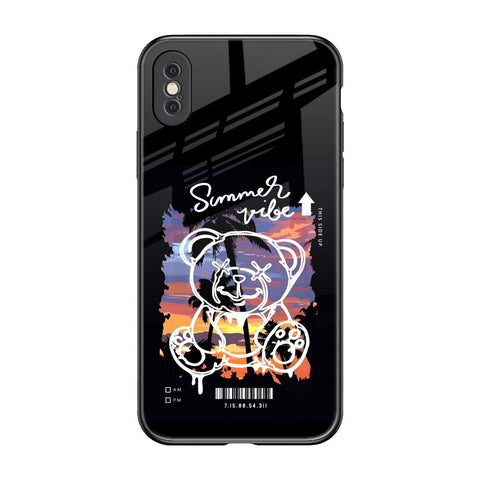 Summer Vibe iPhone XS Max Glass Back Cover Online