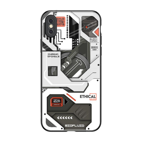Explore Circuit iPhone XS Max Glass Back Cover Online