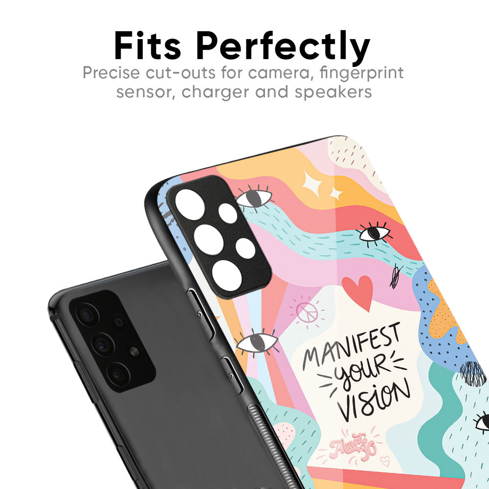 Vision Manifest Glass Case for Samsung Galaxy M56 5G