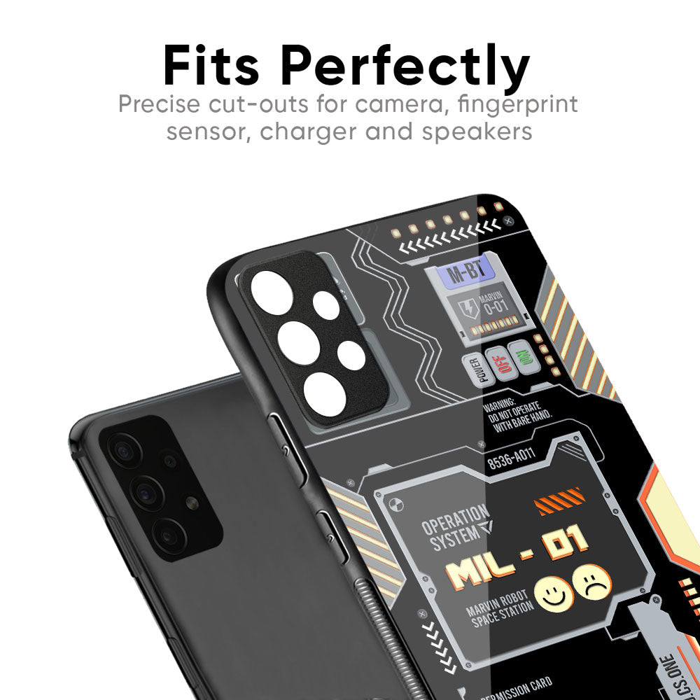 Exposed Parts Glass Case for Samsung Galaxy M56 5G