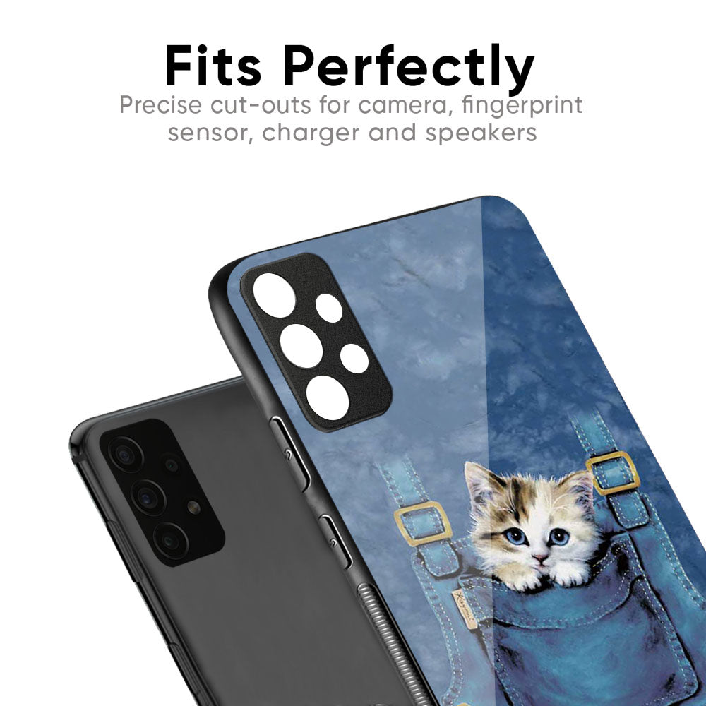 Kitty In Pocket Glass Case For Oppo Find X9 Pro 5G