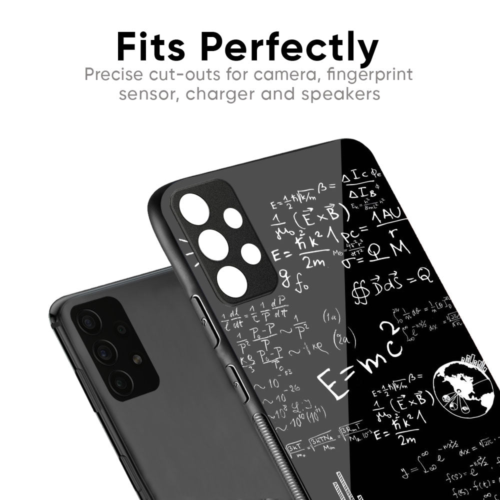 Funny Math Glass Case for Samsung Galaxy M56 5G