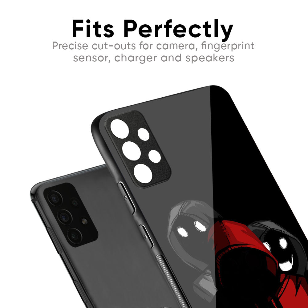 Shadow Character Glass Case for Samsung Galaxy M56 5G