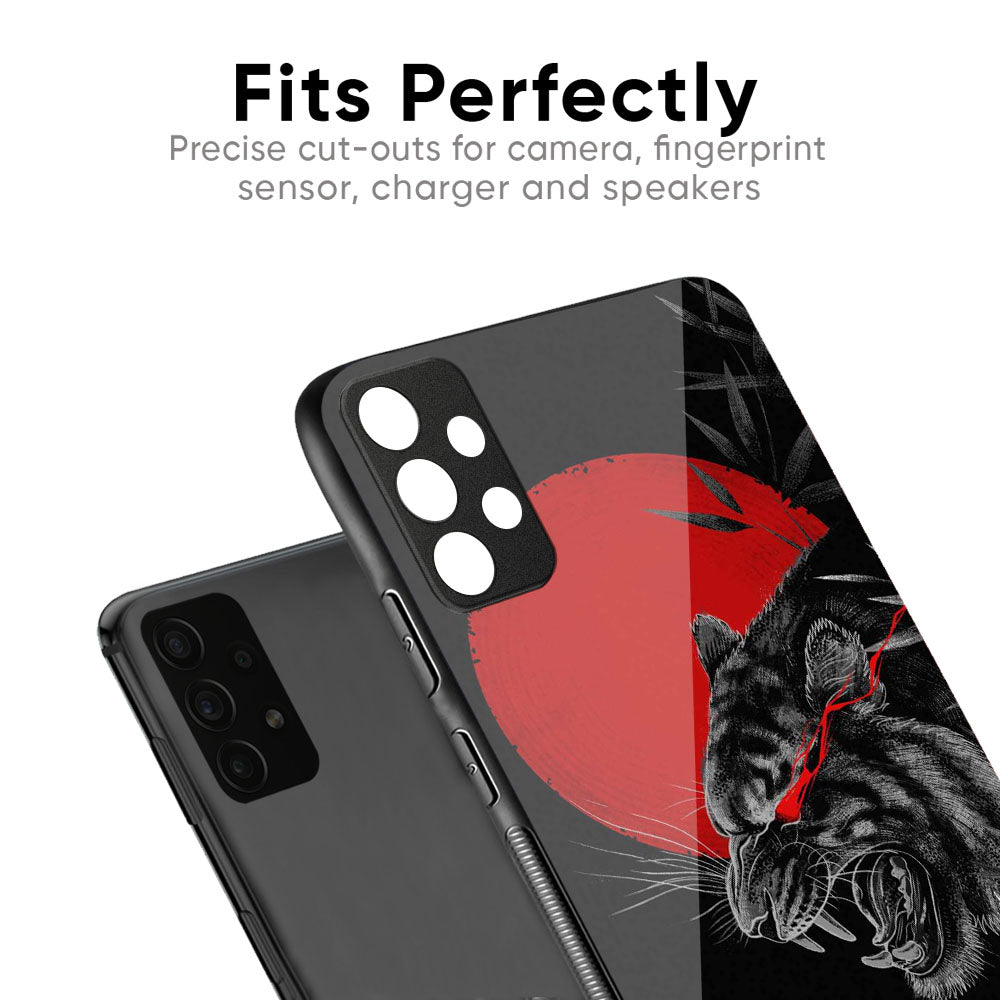 Red Moon Tiger Glass Case for Oppo K13 Turbo Pro 5G