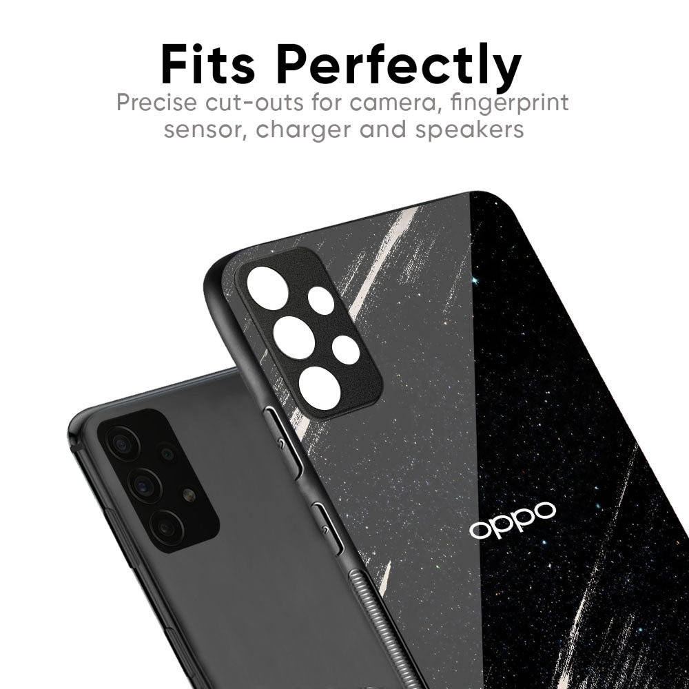 Galaxy Art Glass Case for Oppo Reno14 5G