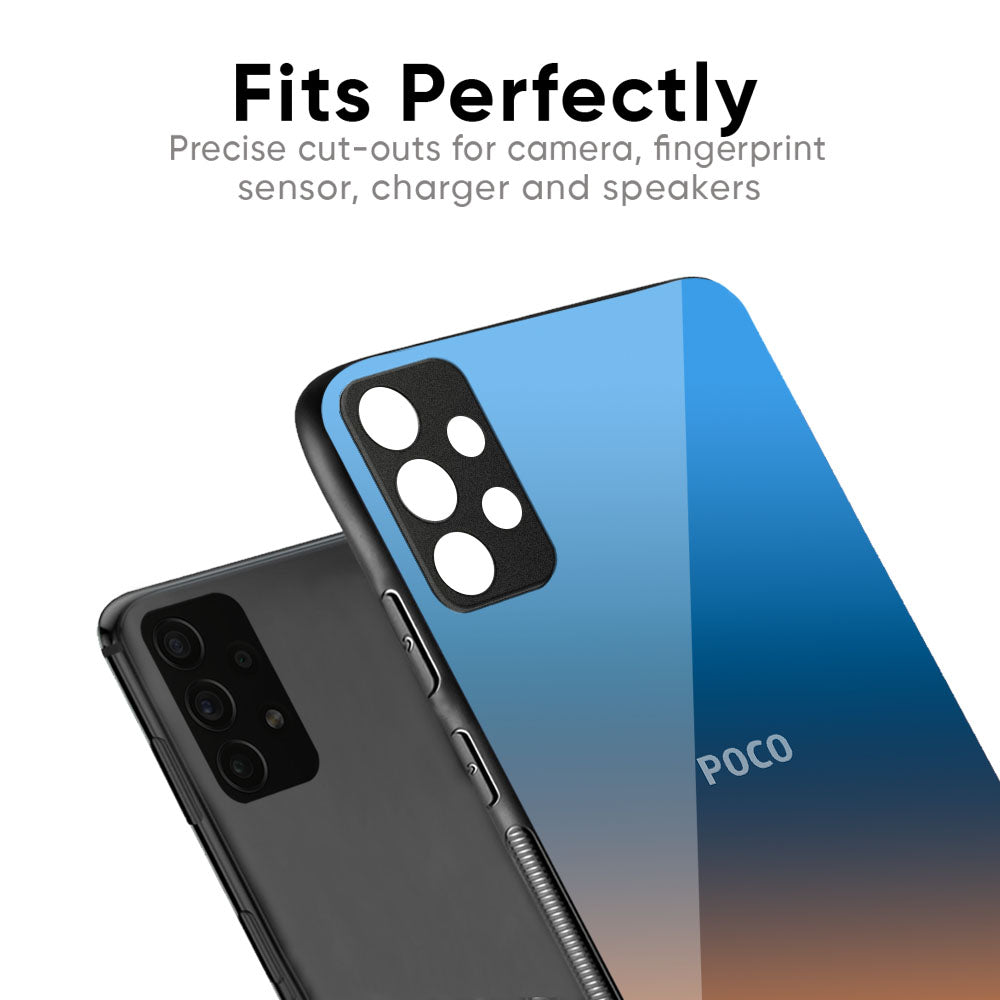 Sunset Of Ocean Glass Case for Poco X7 5G