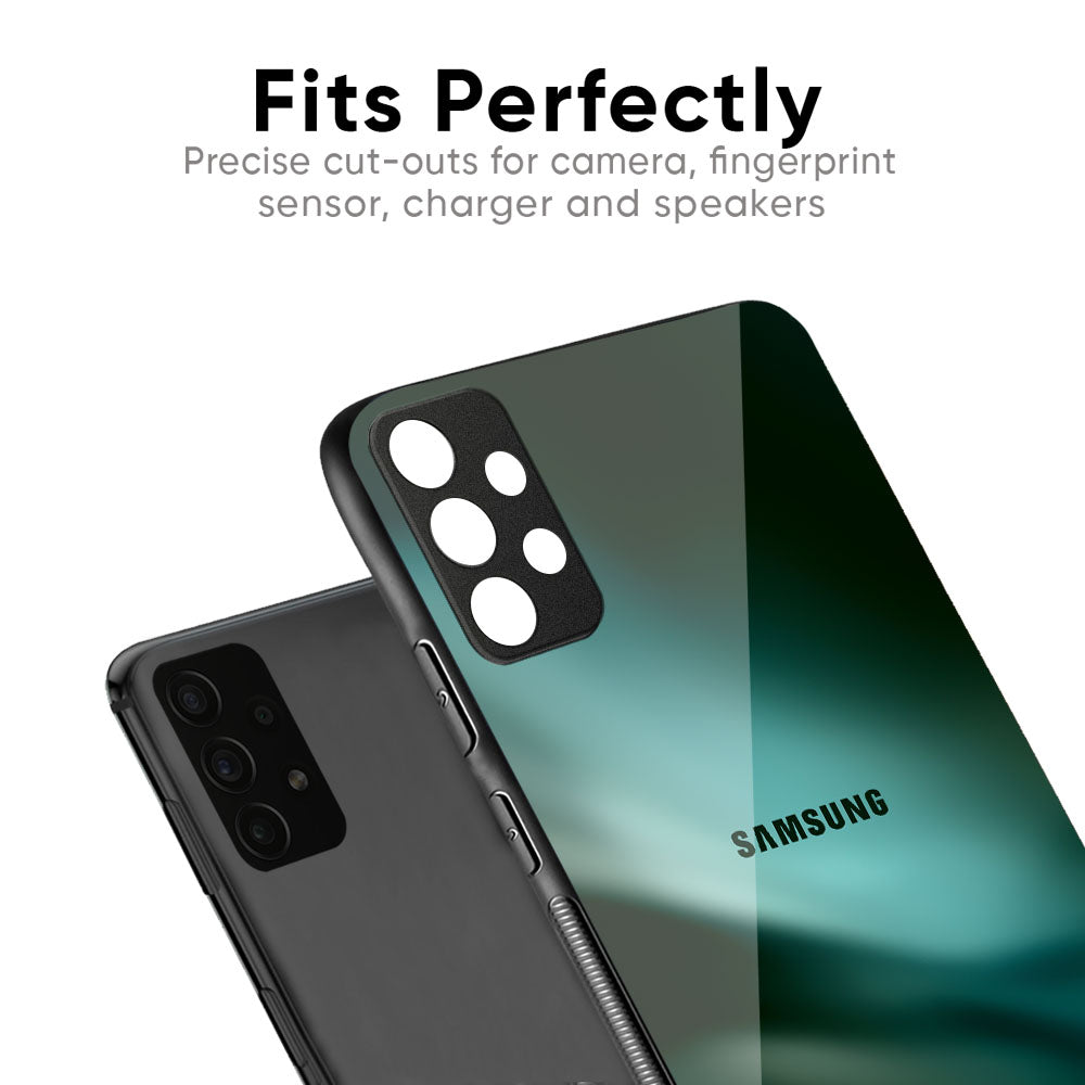 Northen Light Glass Case for Samsung Galaxy M56 5G