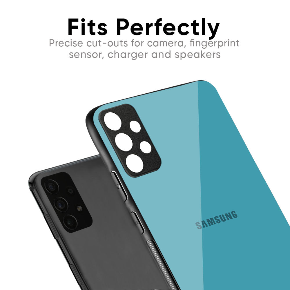 Oceanic Turquiose Glass Case for Samsung Galaxy M56 5G