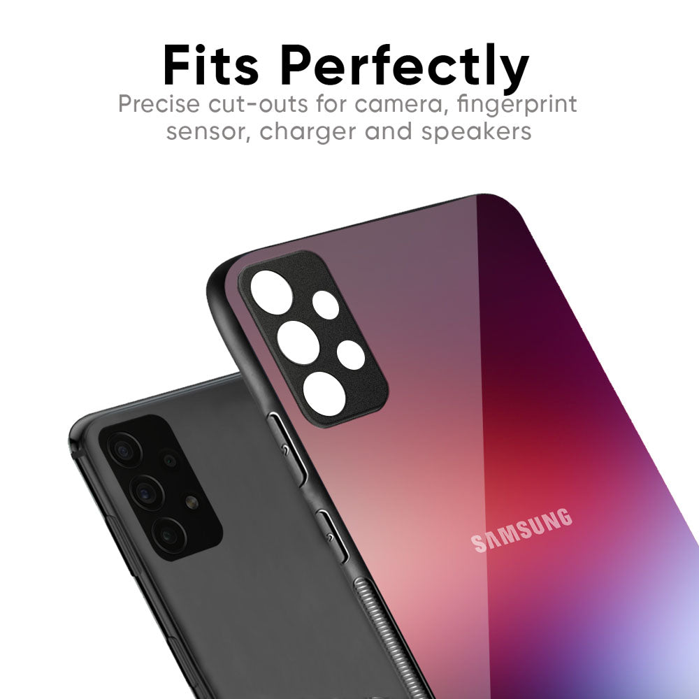 Gaussian Red Glass Case for Samsung Galaxy M56 5G