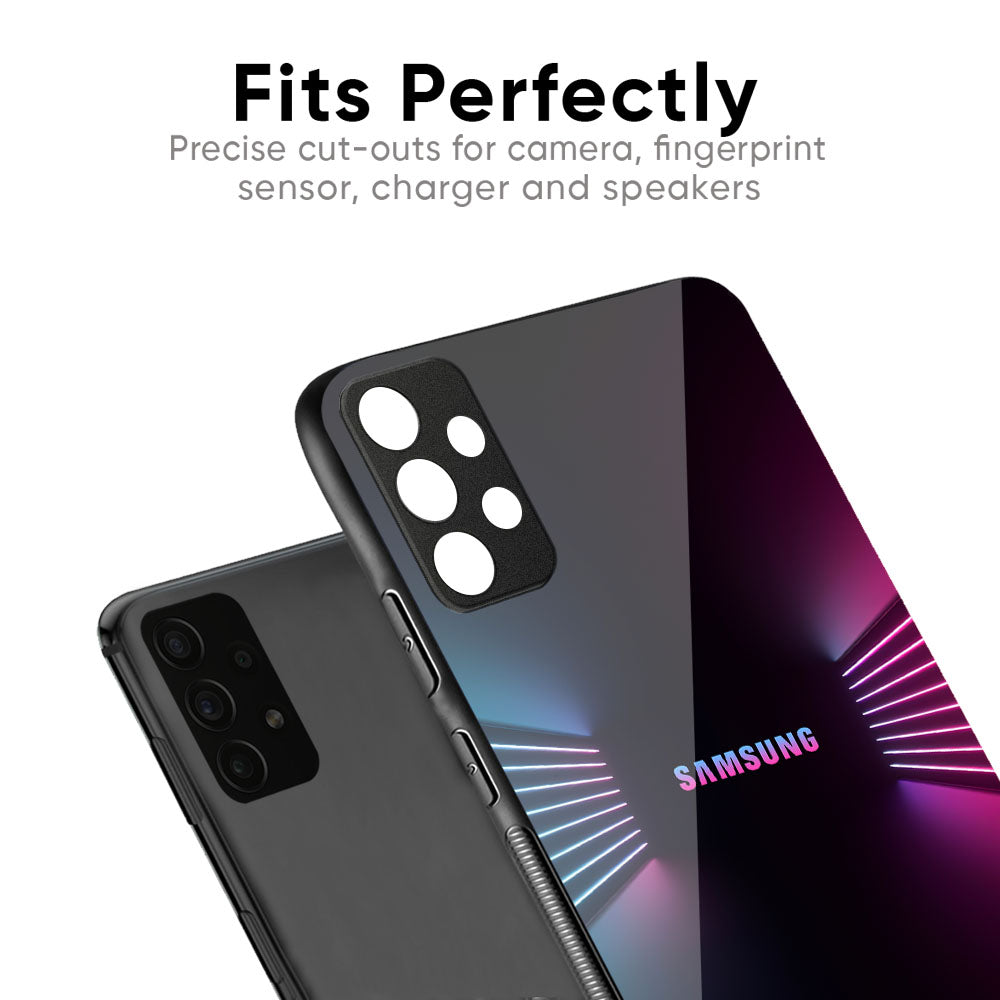 Disco Line Glass Case for Samsung Galaxy M56 5G