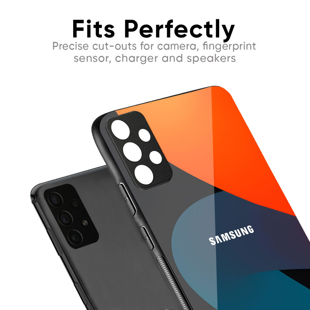 Bold Line Glass Case for Samsung Galaxy M56 5G