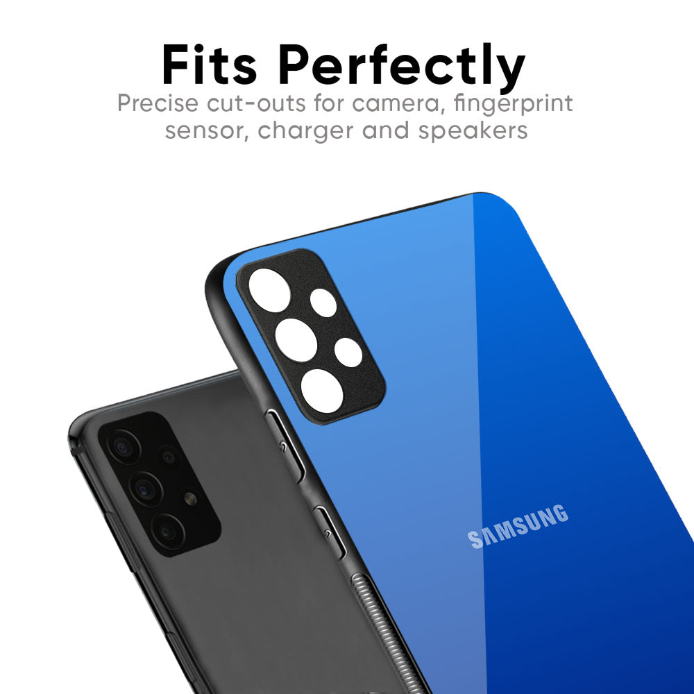Egyptian Blue Glass Case for Samsung Galaxy M56 5G