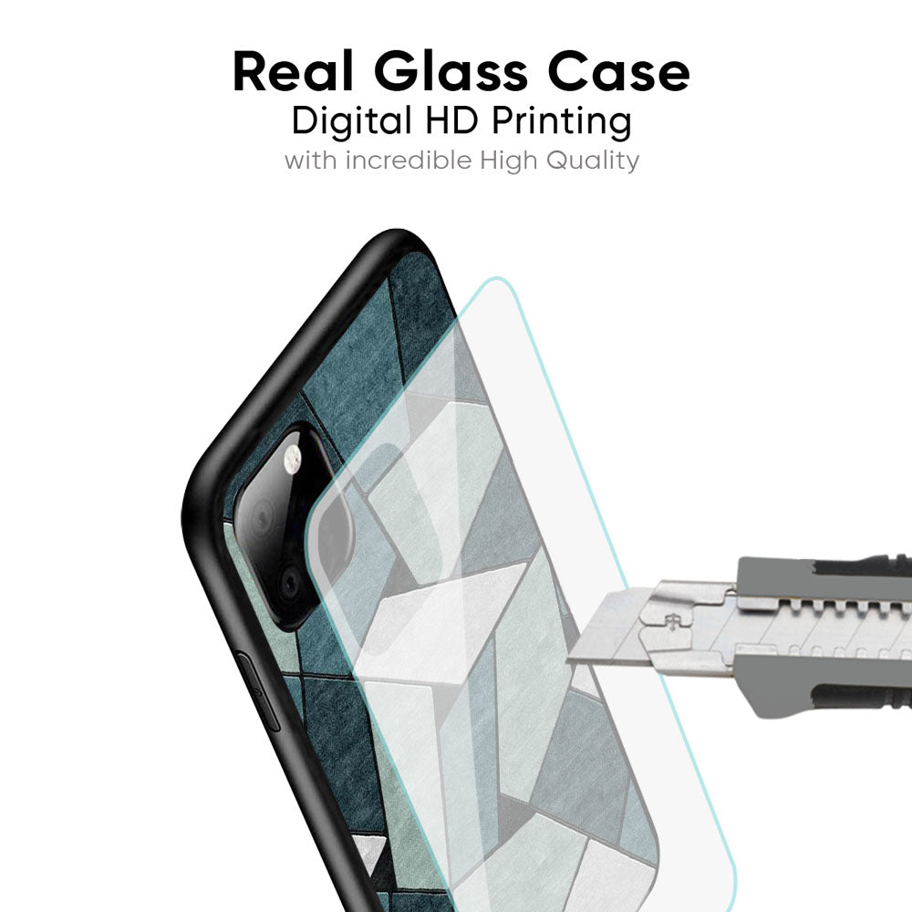 Abstact Tiles Glass Case for Motorola Edge 50 Neo 5G