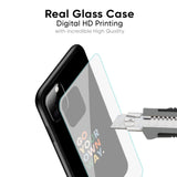 Go Your Own Way Glass Case for Redmi K50i 5G