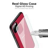 Solo Maroon Glass case for Oppo A38
