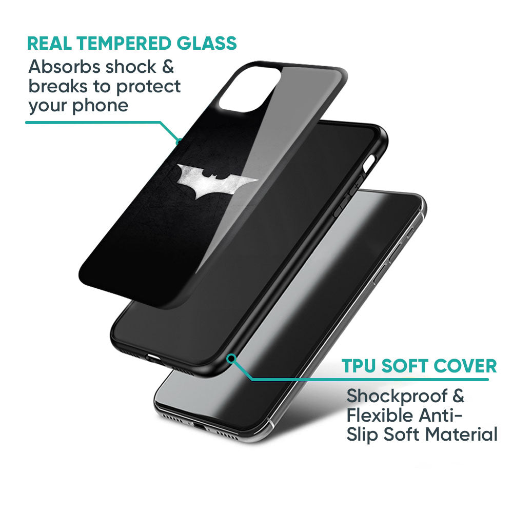 Super Hero Logo Glass Case for Samsung Galaxy M56 5G