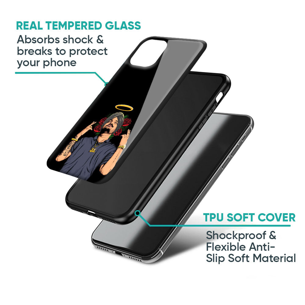 Punjabi Singer Poster Glass Case for Samsung Galaxy A57 5G