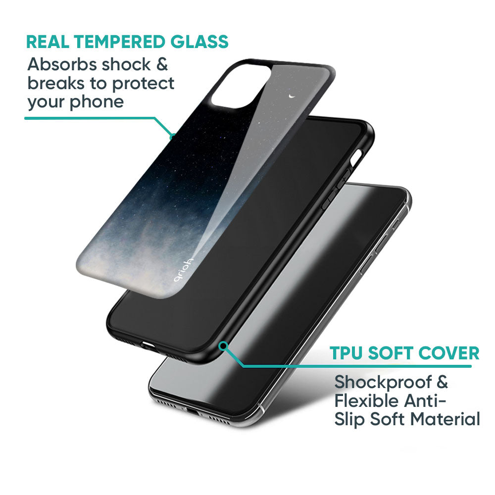 Black Aura Glass Case for Nothing Phone 3a