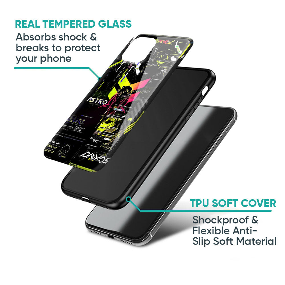 Astro Glitch Glass Case for Oppo K13 Turbo Pro 5G