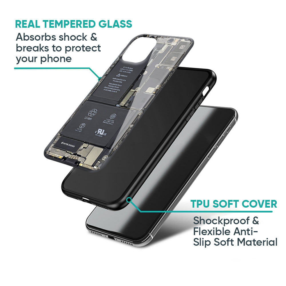Skeleton Inside Glass Case for Oppo K13 Turbo Pro 5G