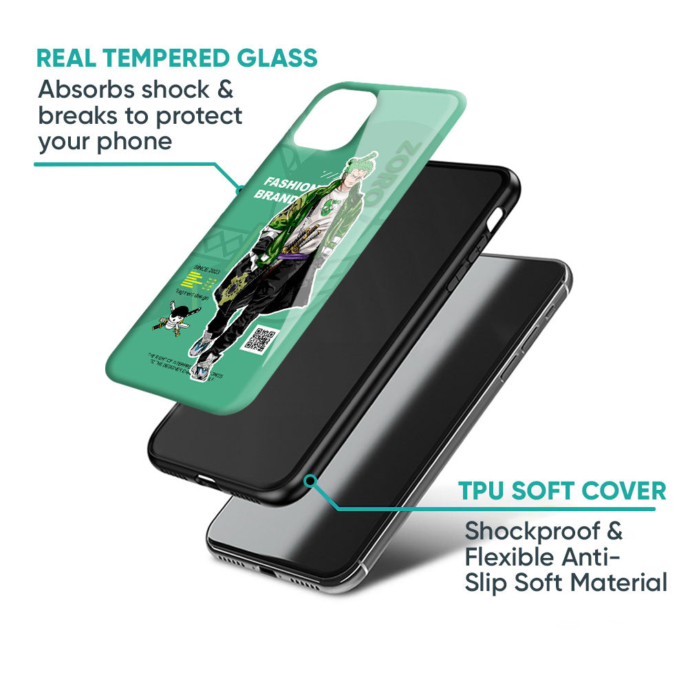 Zoro Bape Glass Case for Samsung Galaxy M56 5G