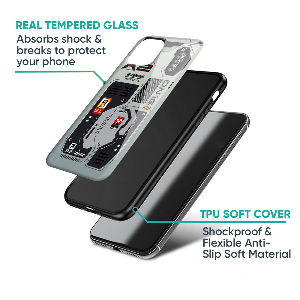 Techno Vibes Glass Case for Samsung Galaxy M56 5G
