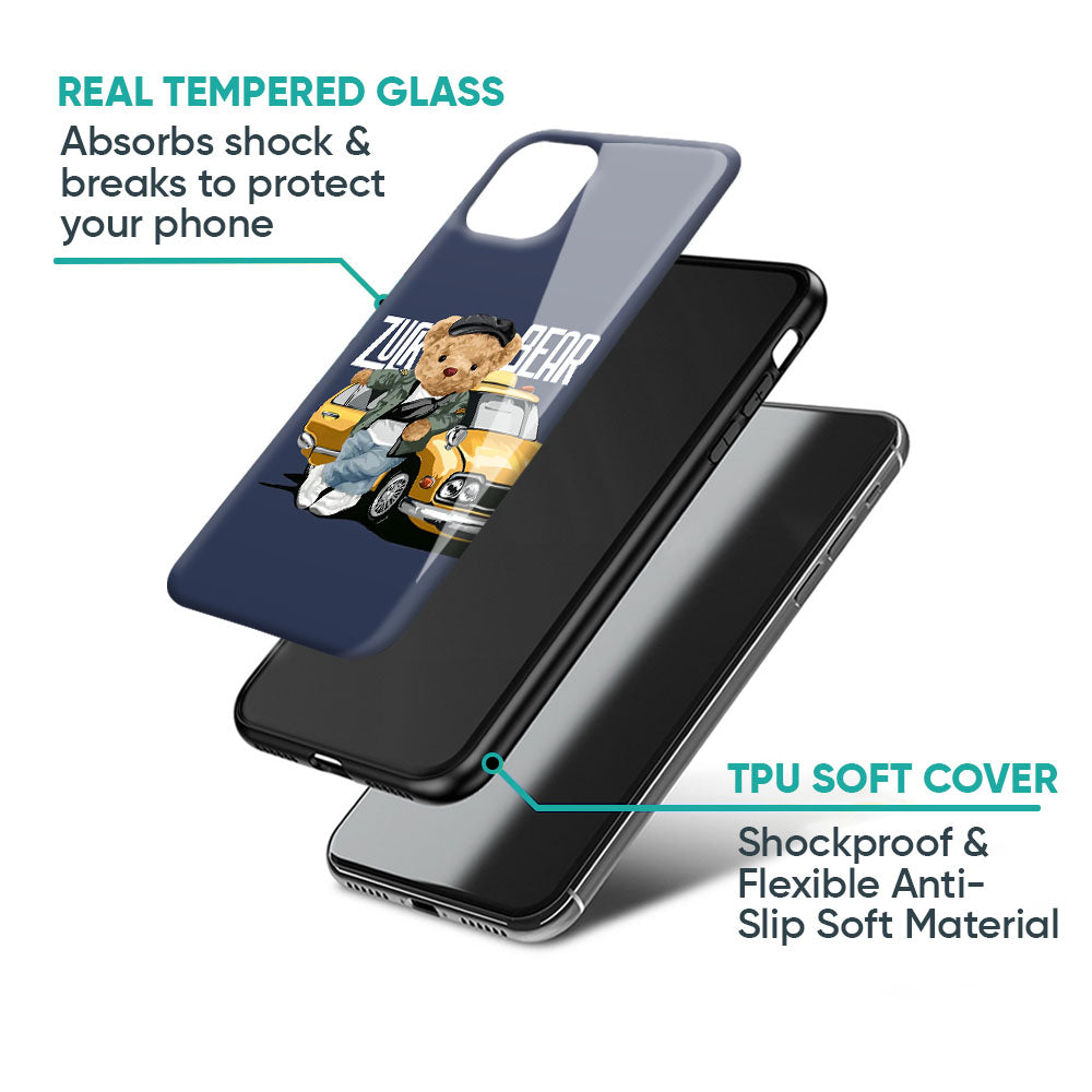 Adventurous Bear Glass Case for Google Pixel 10 Pro 5G