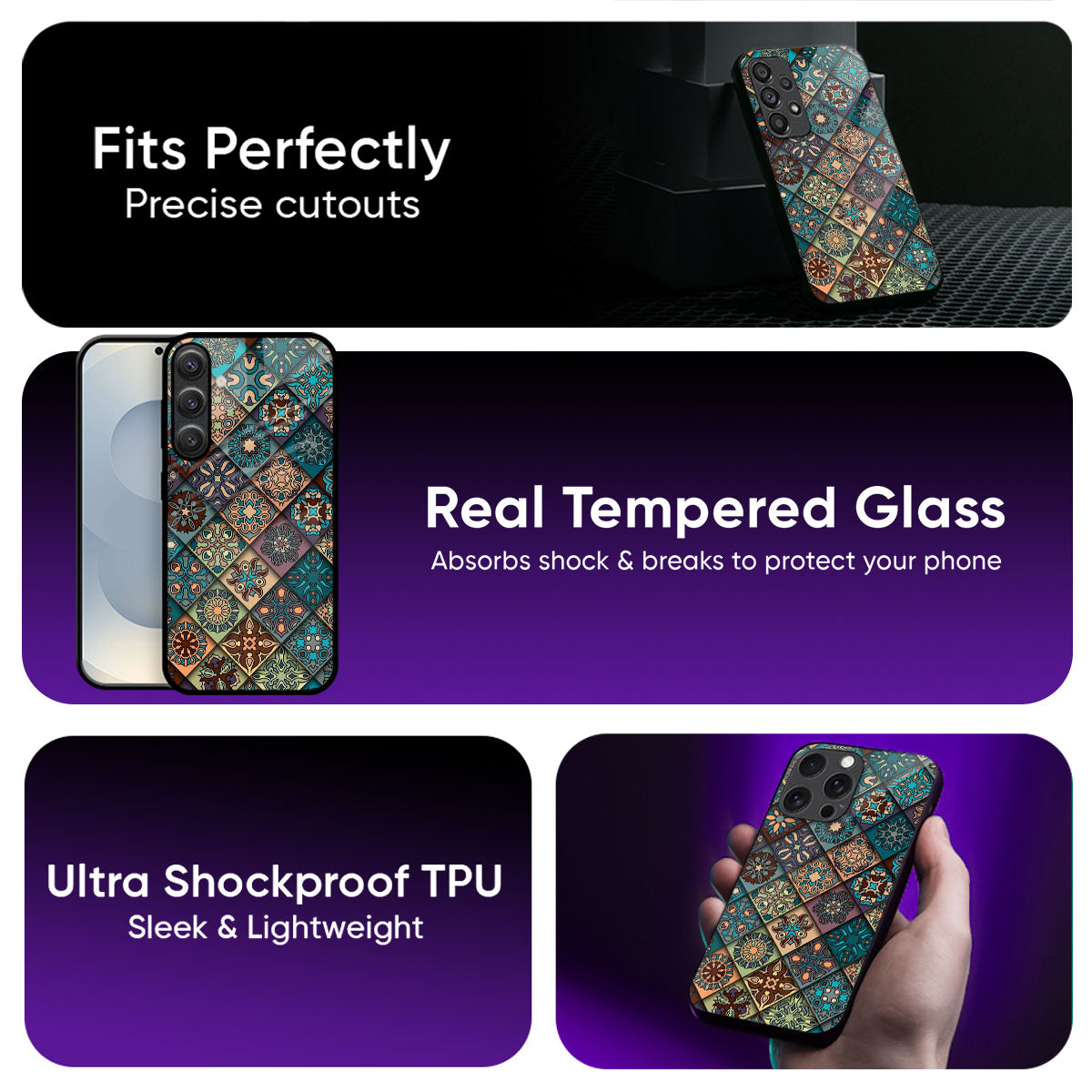 Retro Art Glass case