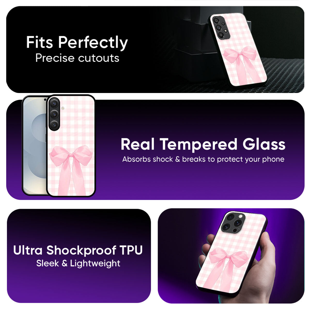 Bowtique Charm Glass Case