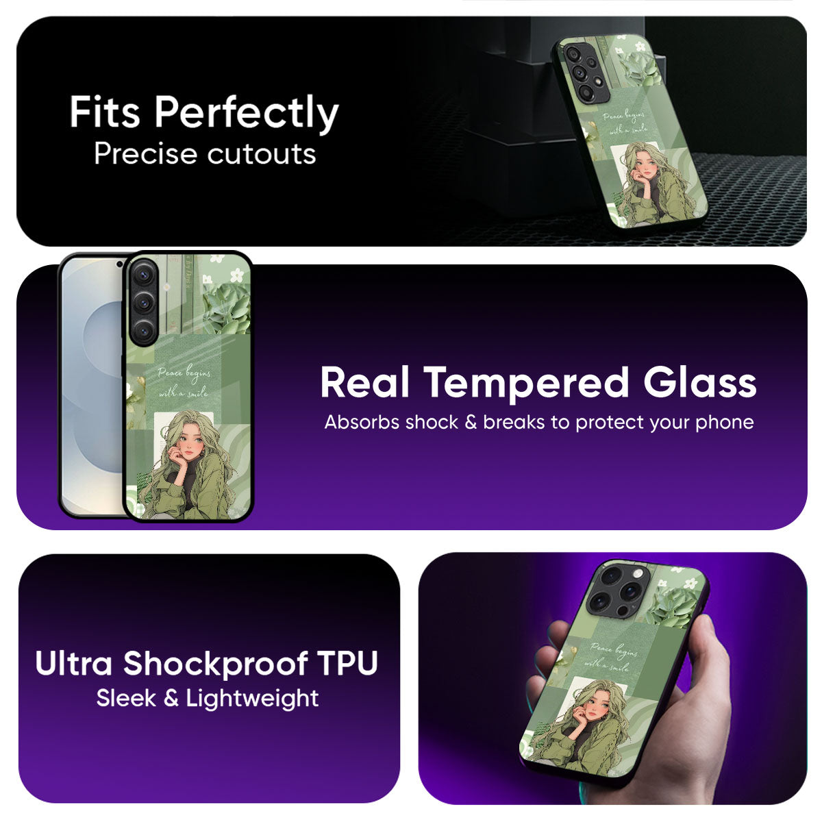 Fantasy Girl Glass Case