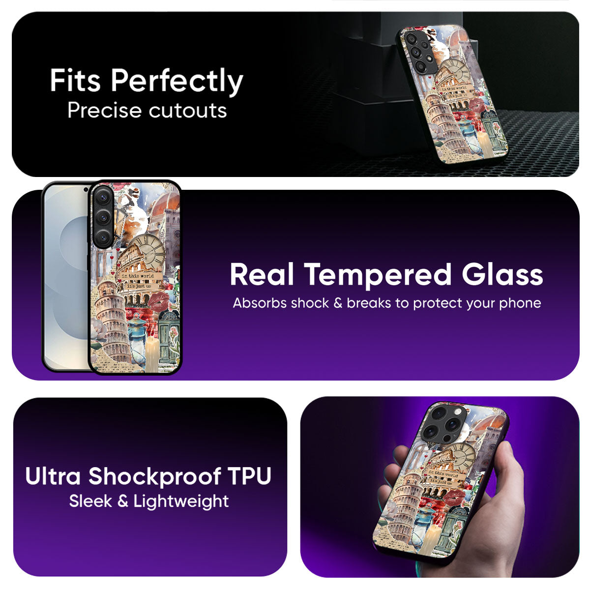 Italian Vibes Glass Case