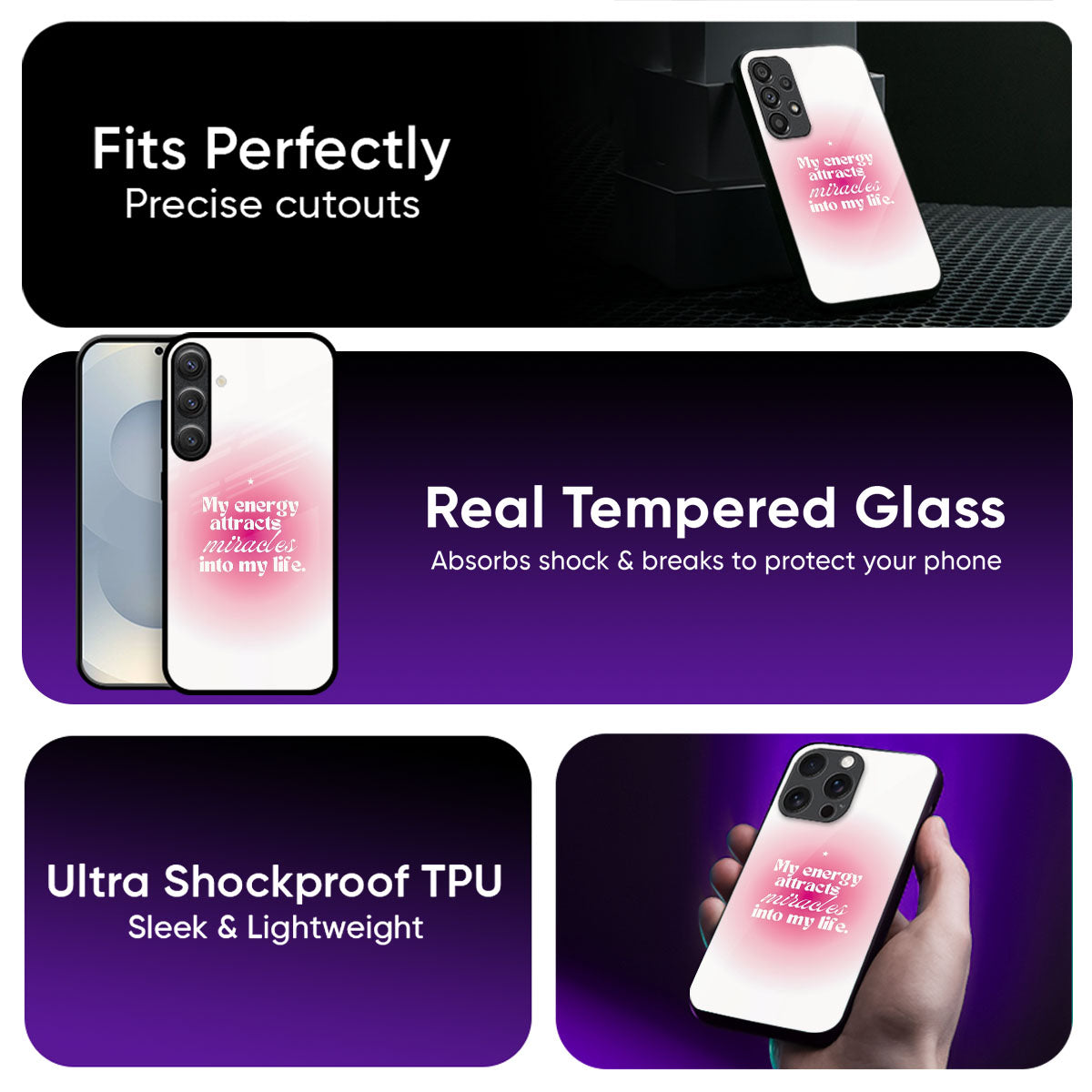 Miracle Energies Glass Case